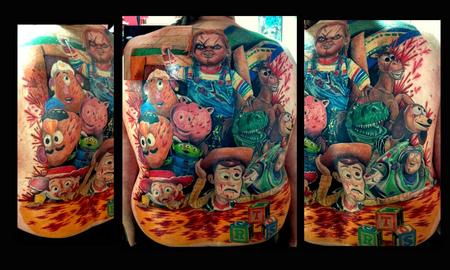 Tattoos - Chucky Vs. Toy Story tattoo - 97831